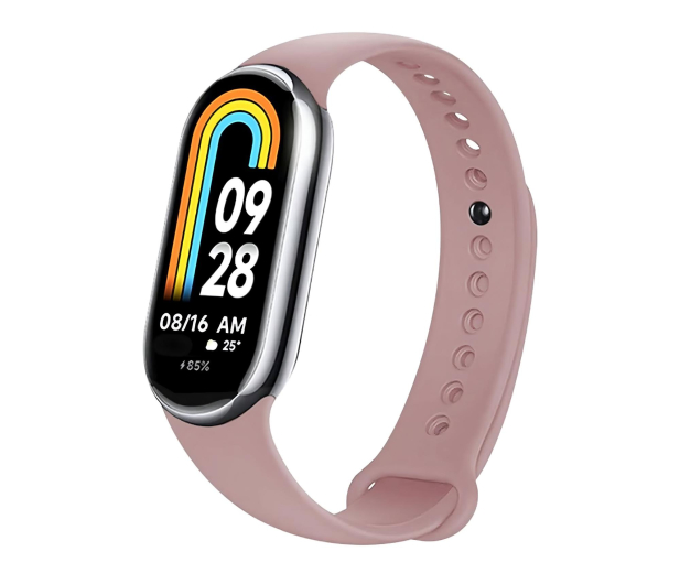 FIXED Silicone Strap do Xiaomi Mi Band 8 / 8 NFC / 9 pink FIXSSTB-1176-PI - 1341337 - zdjęcie